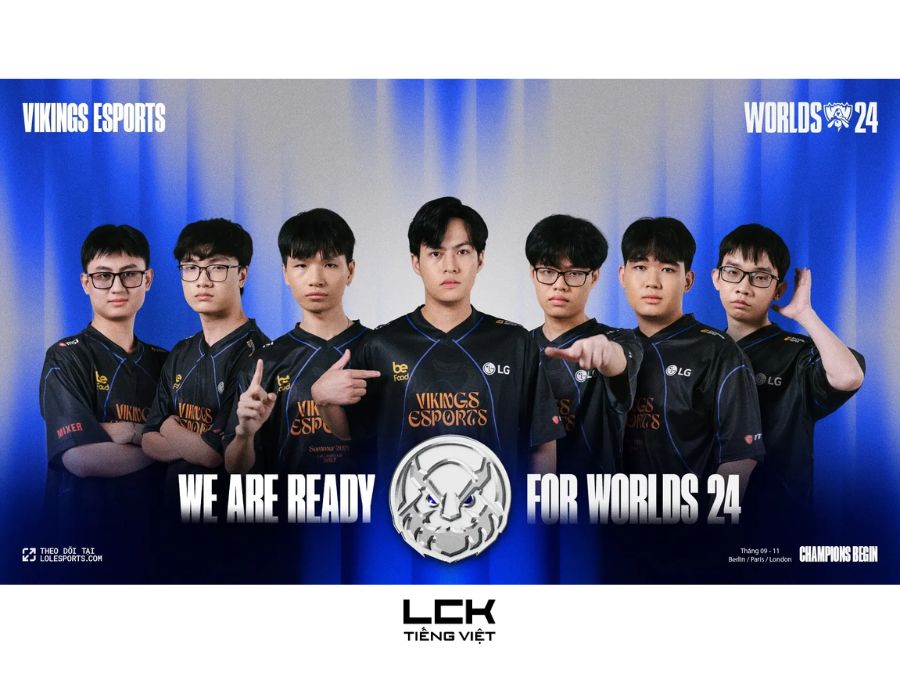 Lịch thi đấu và lịch sử của Vikings Esports tại CKTG 2024