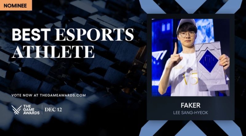 Faker sẽ vượt Chovy The Game Awards 2024 sau chiến thắng tại Esports Awards 2024?